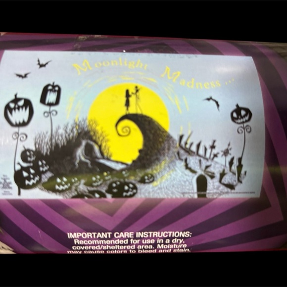 New Nightmare Before Christmas Door Mat Moonlight Madness 30th Anniversary - Picture 5 of 5